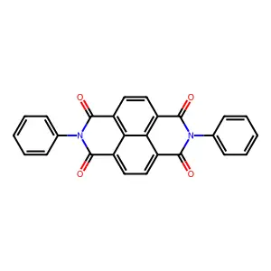 2,7-Diphenylbenzo[lmn][3,8]phenanthroline-1,3,6,8(2H,7H)-tetrone structure