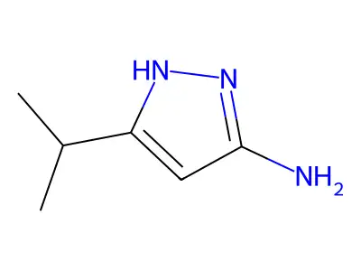 3-(propan-2-yl)-1H-pyrazol-5-amine structure