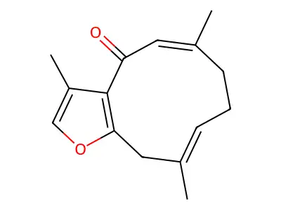 Isofuranodienone structure