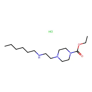 Propiophenone, 4'-chloro-3-(4-(beta-methoxyphenethyl)-1-piperazinyl)-2-methyl-, dihydrochloride structure
