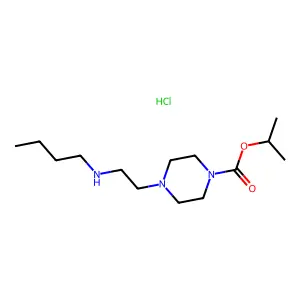 Propiophenone, 4'-chloro-3-(4-(beta-(isopentyloxy)phenethyl)-1-piperazinyl)-2-methyl-, dihydrochloride structure