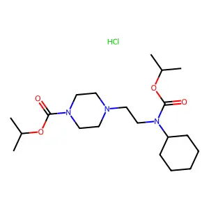 Propiophenone, 3-(4-(beta-(isopentyloxy)phenethyl)-1-piperazinyl)-4'-methoxy-2-methyl-, dihydrochloride structure
