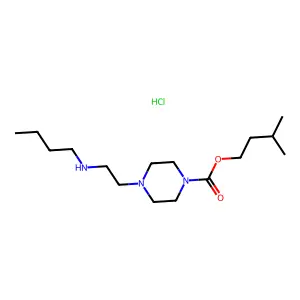 Propiophenone, 3-(4-(beta-ethoxyphenethyl)-1-piperazinyl)-, dihydrochloride structure