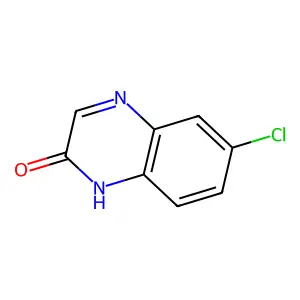 2-Hydroxy-6-chloroquinoxaline structure
