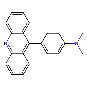 4-(9-Acridinyl)-N,N-dimethylaniline structure