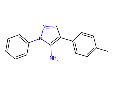 4-(4-Methylphenyl)-1-phenyl-1H-pyrazol-5-amine structure