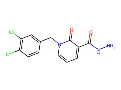 1-(3,4-Dichlorobenzyl)-2-oxo-1,2-dihydro-3-pyridinecarbohydrazide structure