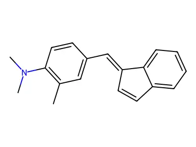 4-[(1H-Inden-1-ylidene)methyl]-N,N,2-trimethylaniline structure