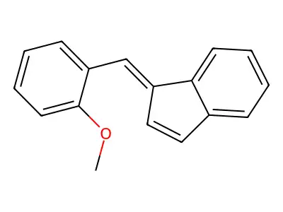 1-[(2-Methoxyphenyl)methylidene]indene structure