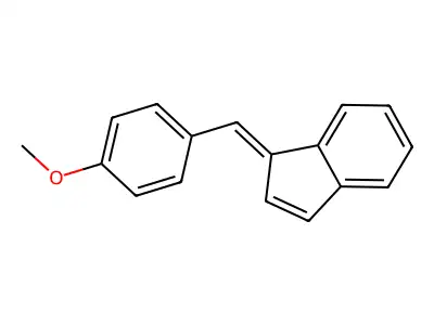 1-[(4-Methoxyphenyl)methylidene]indene structure