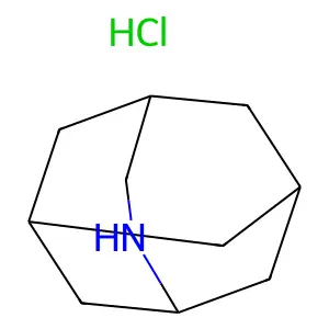 4-Azatricyclo(4.3.1.1(sup 3,8))undecane, hydrochloride structure