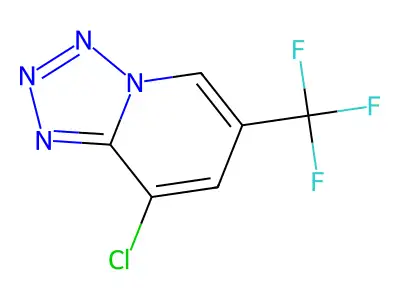 8-Chloro-6-(trifluoromethyl)[1,2,3,4]tetraazolo[1,5-a]pyridine structure