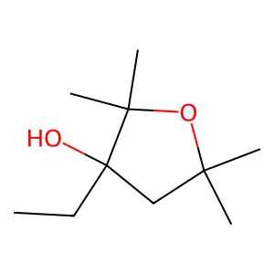 3-Ethyl-2,2,5,5-tetramethyloxolan-3-ol structure