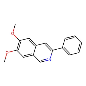 6,7-Dimethoxy-3-phenylisoquinoline structure