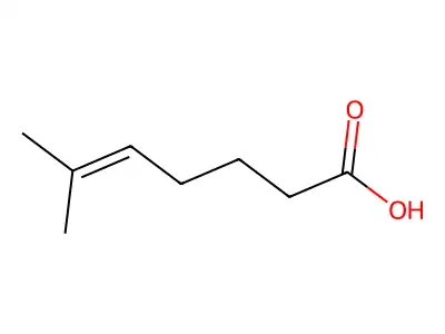 6-Methylhept-5-enoic acid structure