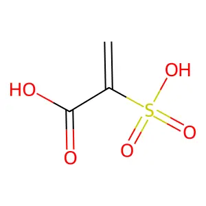 2-Propenoic acid, 2-sulfo- structure
