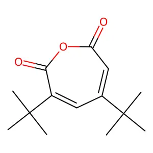 3,5-Ditert-butyloxepine-2,7-dione structure