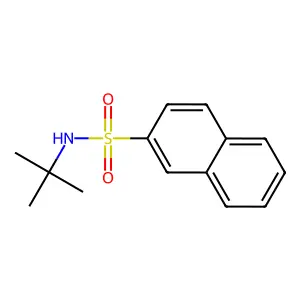 N-tert-butylnaphthalene-2-sulfonamide structure