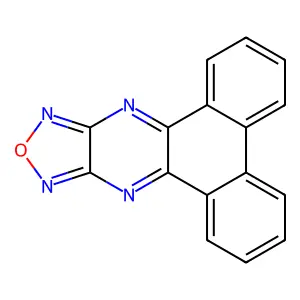 Dibenzo[f,H][1,2,5]oxadiazolo[3,4-b]quinoxaline structure
