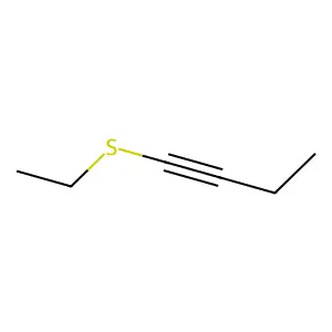 1-(Ethylsulfanyl)but-1-yne structure