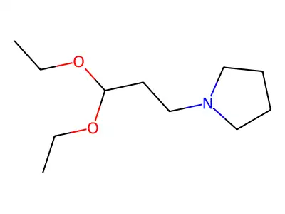 1-(3,3-Diethoxypropyl)pyrrolidine structure