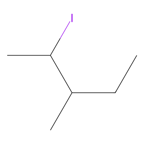 Pentane, 2-iodo-3-methyl structure