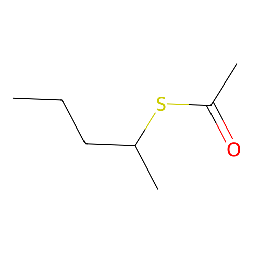 Acetic acid, thio-, S-1-methylbutyl ester structure