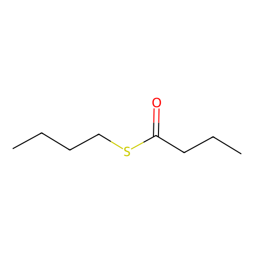 Butanethioic acid, S-butyl ester structure