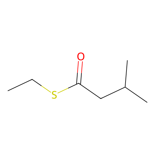 Butyric acid, 3-methylthio-, S-ethyl ester structure