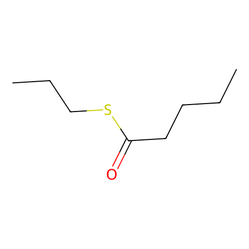 S-Propyl pentanethioate structure