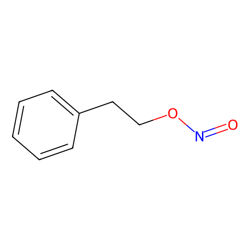 Nitrous acid, 2-phenylethyl ester structure