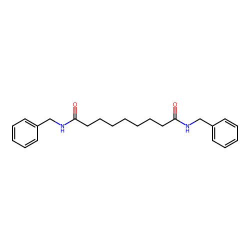 N,N'-dibenzylnonanediamide structure