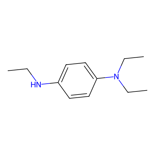 1,4-Benzenediamine, N,N,N'-triethyl- structure