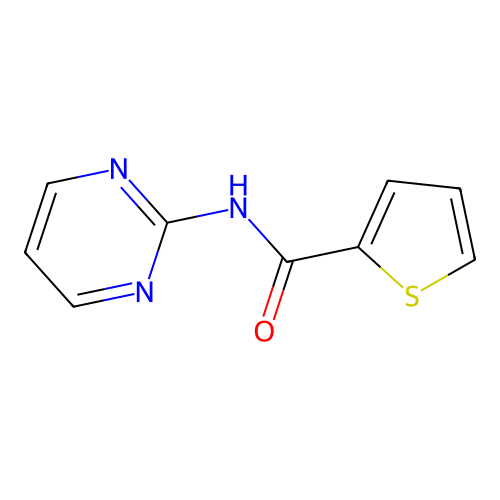 N-嘧啶-2-基噻吩-2-甲酰胺 structure
