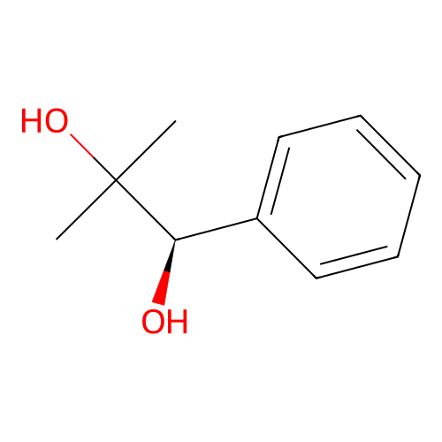 (1R)-2-Methyl-1-phenylpropane-1,2-diol structure