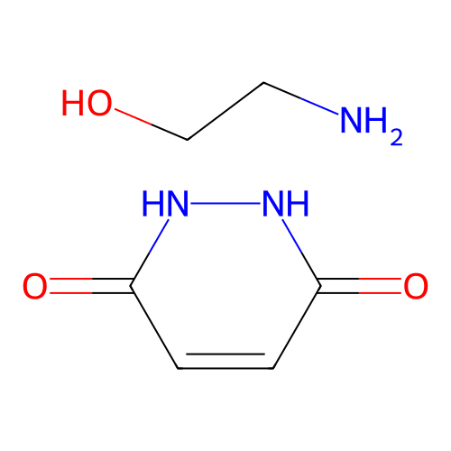 Maleic hydrazide monoethanolamine structure