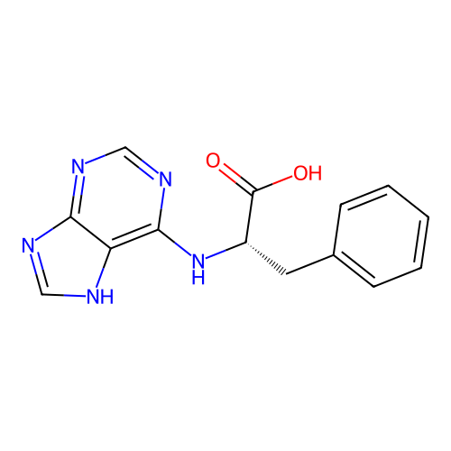 L-Phenylalanine, N-1H-purin-6-yl- structure