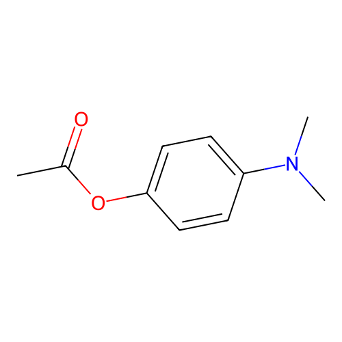 4-(Dimethylamino)phenyl acetate structure