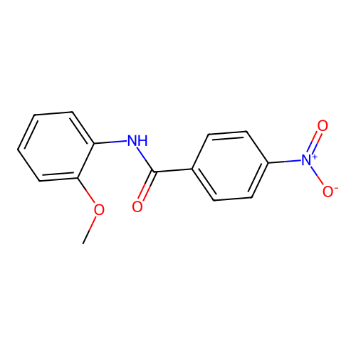 N-(2-methoxyphenyl)-4-nitrobenzamide structure