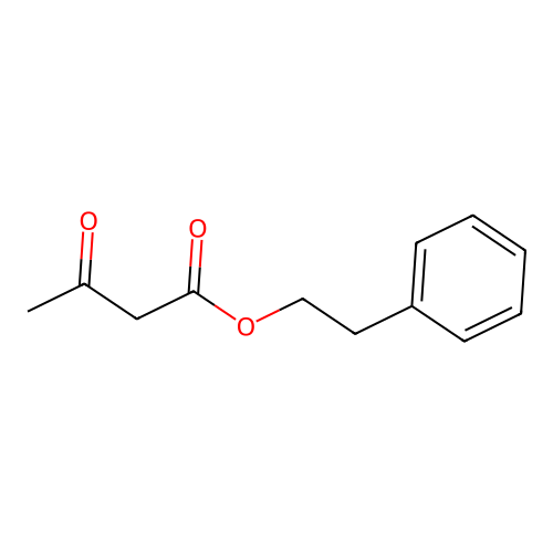 2-Phenylethyl 3-oxobutanoate structure