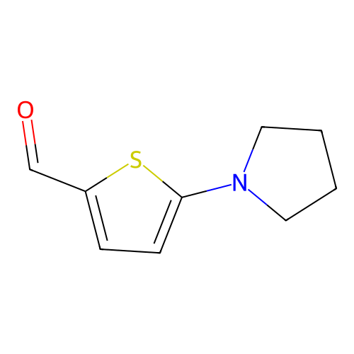 5-(Pyrrolidin-1-yl)thiophene-2-carbaldehyde structure