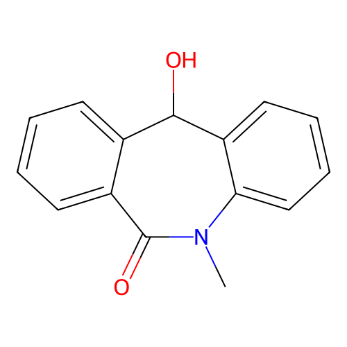 11-hydroxy-5-methyl-5,11-dihydro-6H-dibenzo[b,e]azepin-6-one structure