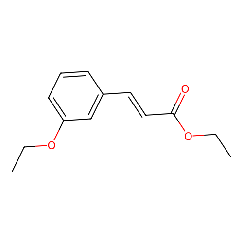 Ethyl (2E)-3-(3-ethoxyphenyl)-2-propenoate structure