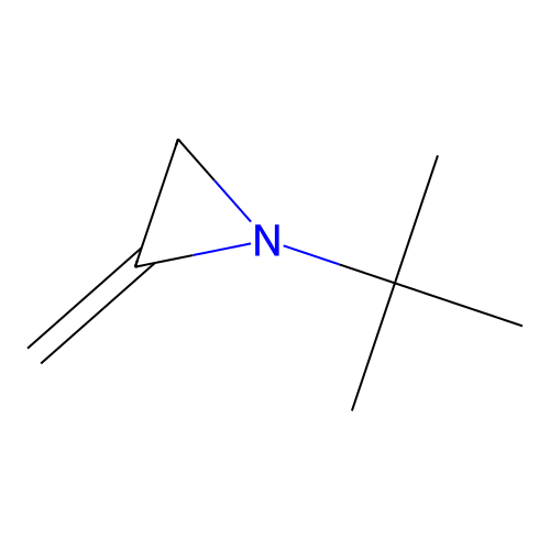 1-Tert-butyl-2-methyleneaziridine structure