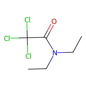 2,2,2-三氯-N,N-二乙基乙酰胺 structure