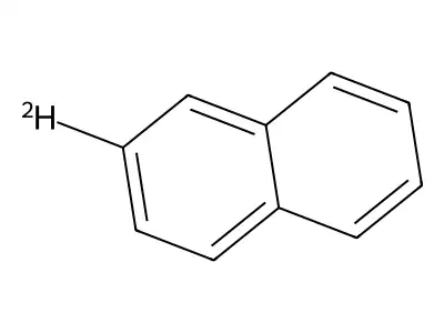 Naphthalene-2-d structure
