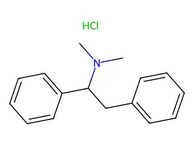 1,2-二苯乙基二甲基氯化铵 structure