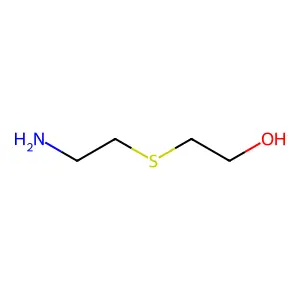 2-((2-Aminoethyl)thio)ethanol structure