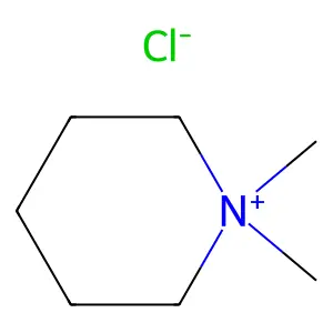 甲哌𬭩氯化物 structure
