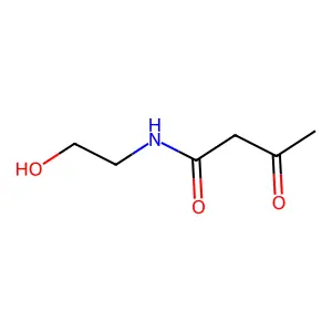 N-(2-羟乙基)乙酰乙酰胺 structure